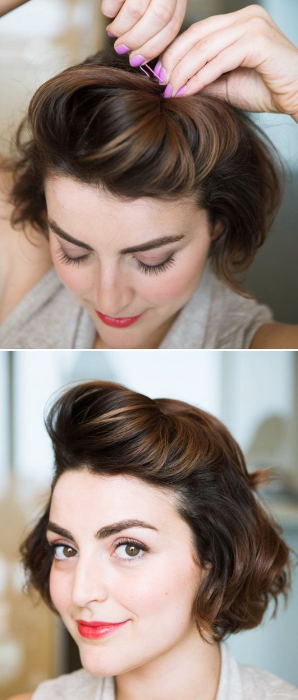 Simple Hairstyles For Women
 40 Easy Hairstyles No Haircuts for Women with Short Hair