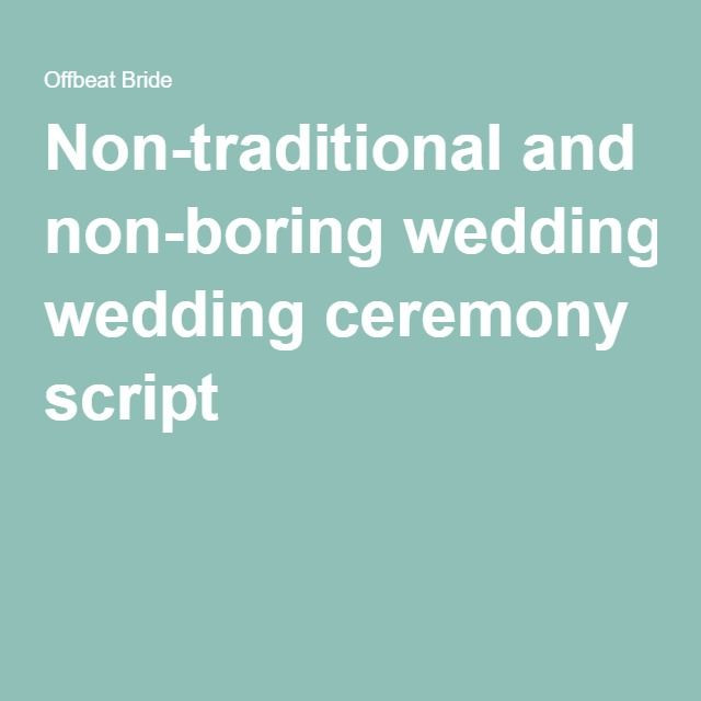 Simple Wedding Vows Non Religious
 A non traditional non religious non boring wedding