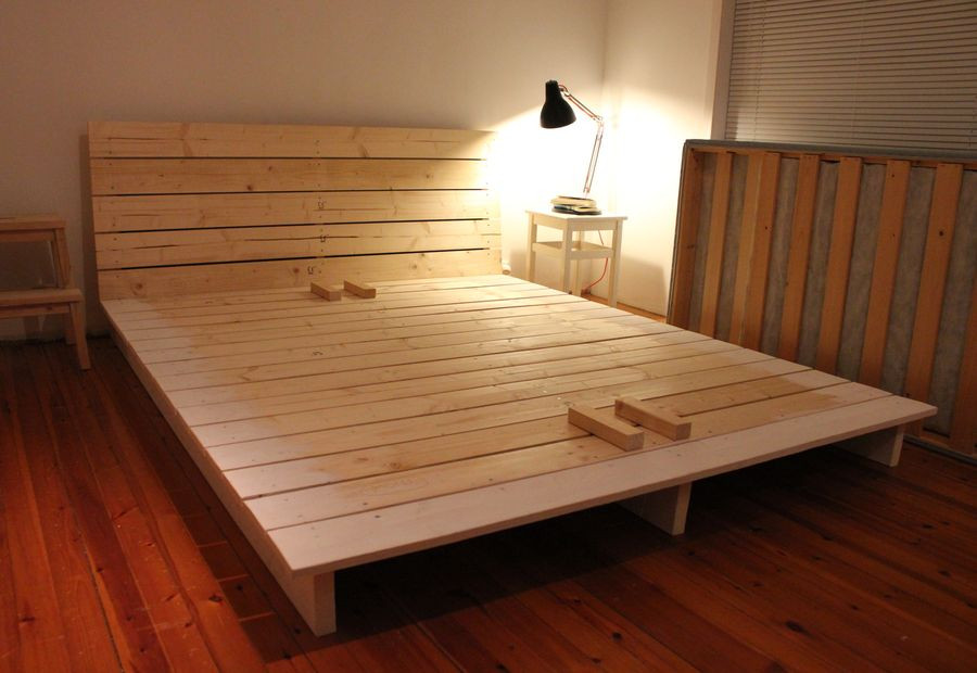 Simple Wooden Bed Frame DIY
 15 DIY Platform Beds That Are Easy To Build