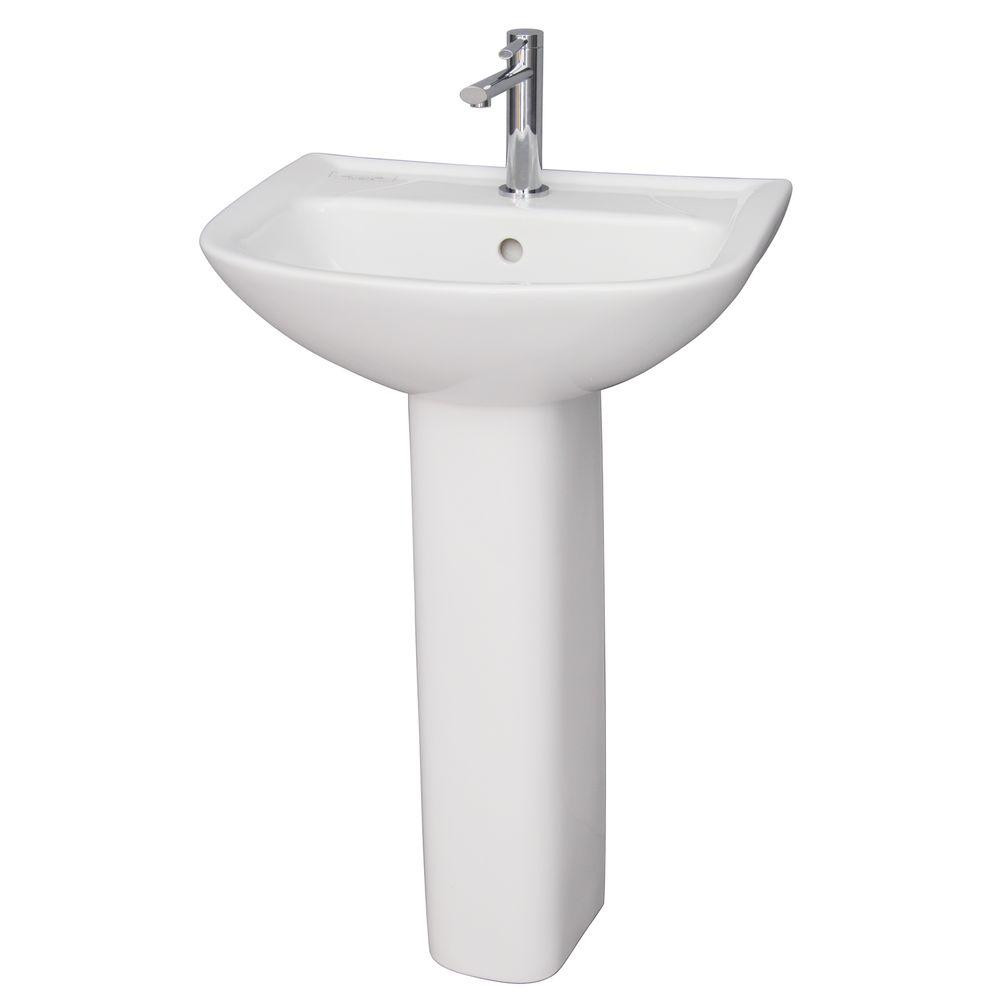 Sink Bathroom Home Depot
 Barclay Products Lara 510 Pedestal bo Bathroom Sink in