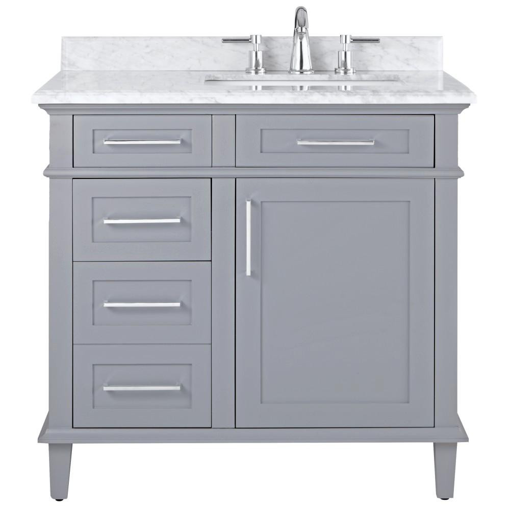 Sink Bathroom Home Depot
 Home Decorators Collection Sonoma 36 in W x 22 in D Bath