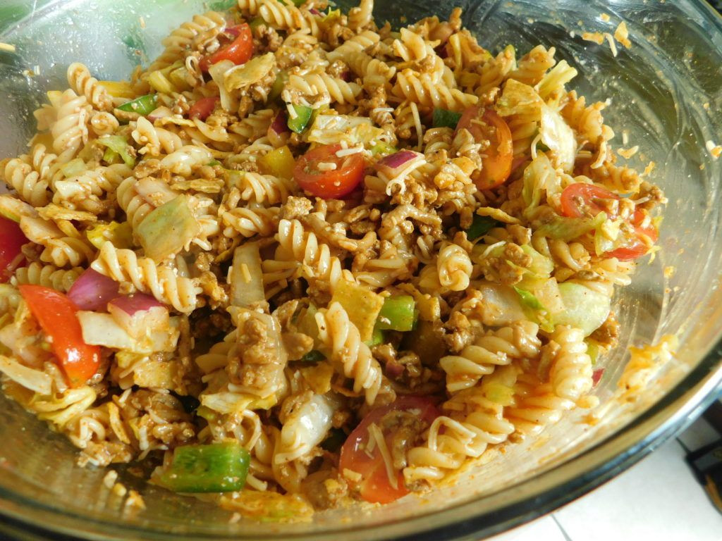 Skinnytaste Pasta Salad
 Turkey taco pasta salad Recipe