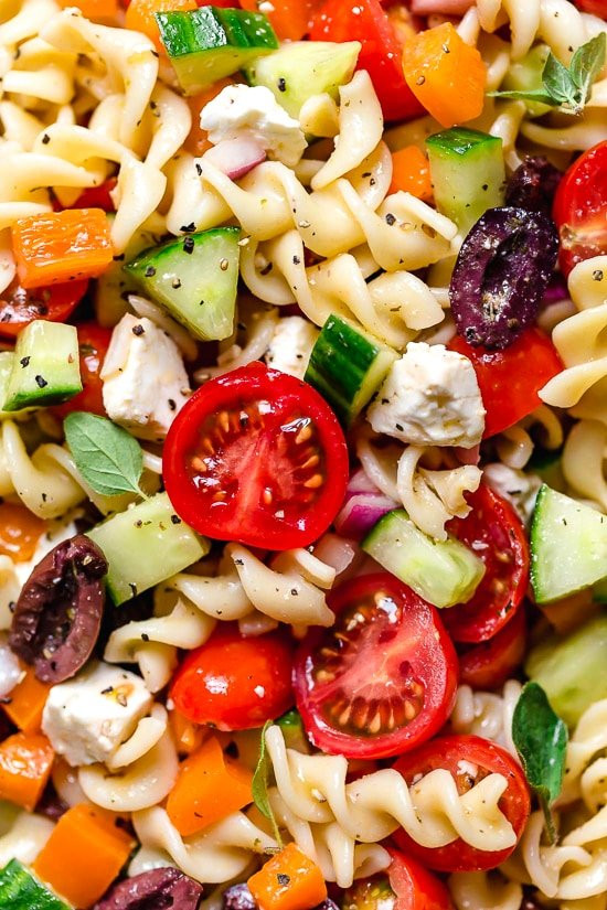 Skinnytaste Pasta Salad
 Greek Pasta Salad Skinnytaste