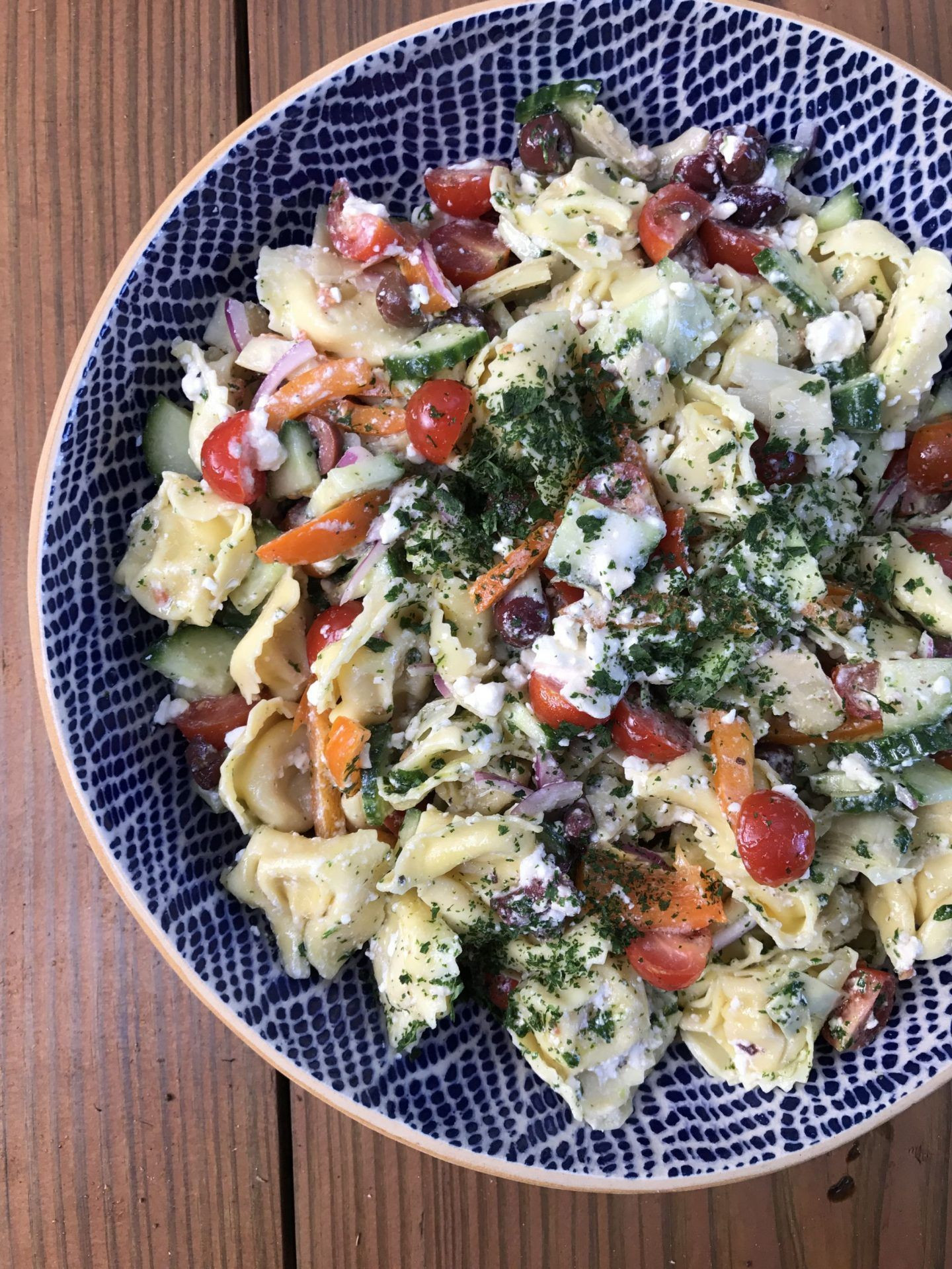 Skinnytaste Pasta Salad
 Greek Tortellini Pasta Salad Gibson x Hi Sugarplum