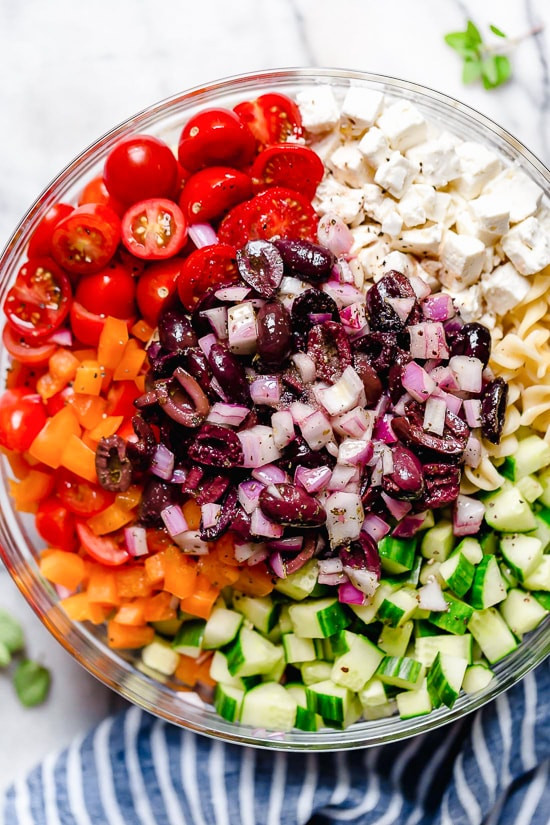 Skinnytaste Pasta Salad
 Greek Pasta Salad Skinnytaste