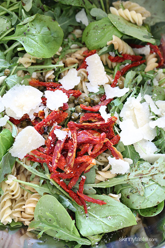 Skinnytaste Pasta Salad
 Summer Pasta Salad with Baby Greens