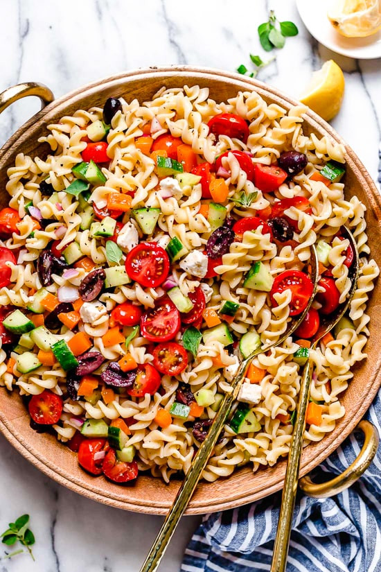 Skinnytaste Pasta Salad
 Greek Pasta Salad Skinnytaste