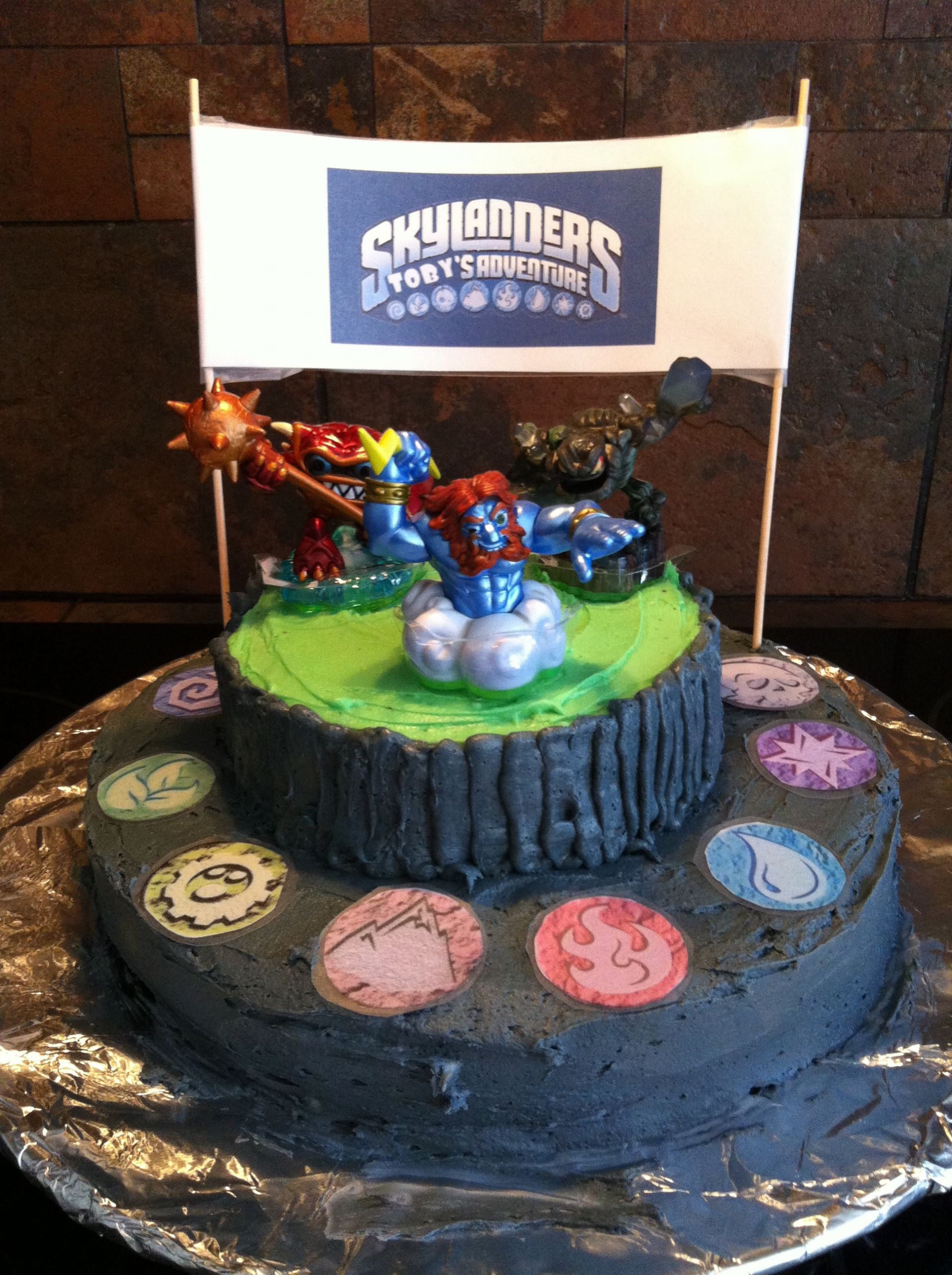 Skylander Birthday Cake
 Skylanders Portal of Power Birthday Cake