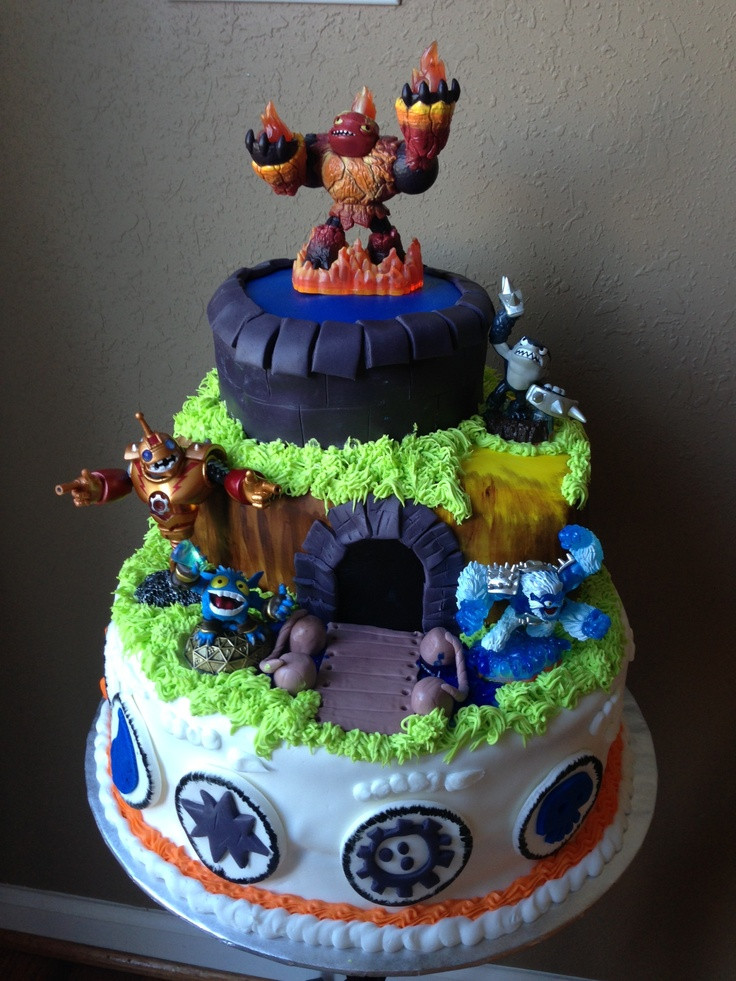 Skylander Birthday Cake
 17 Best images about Party with Skylanders on Pinterest