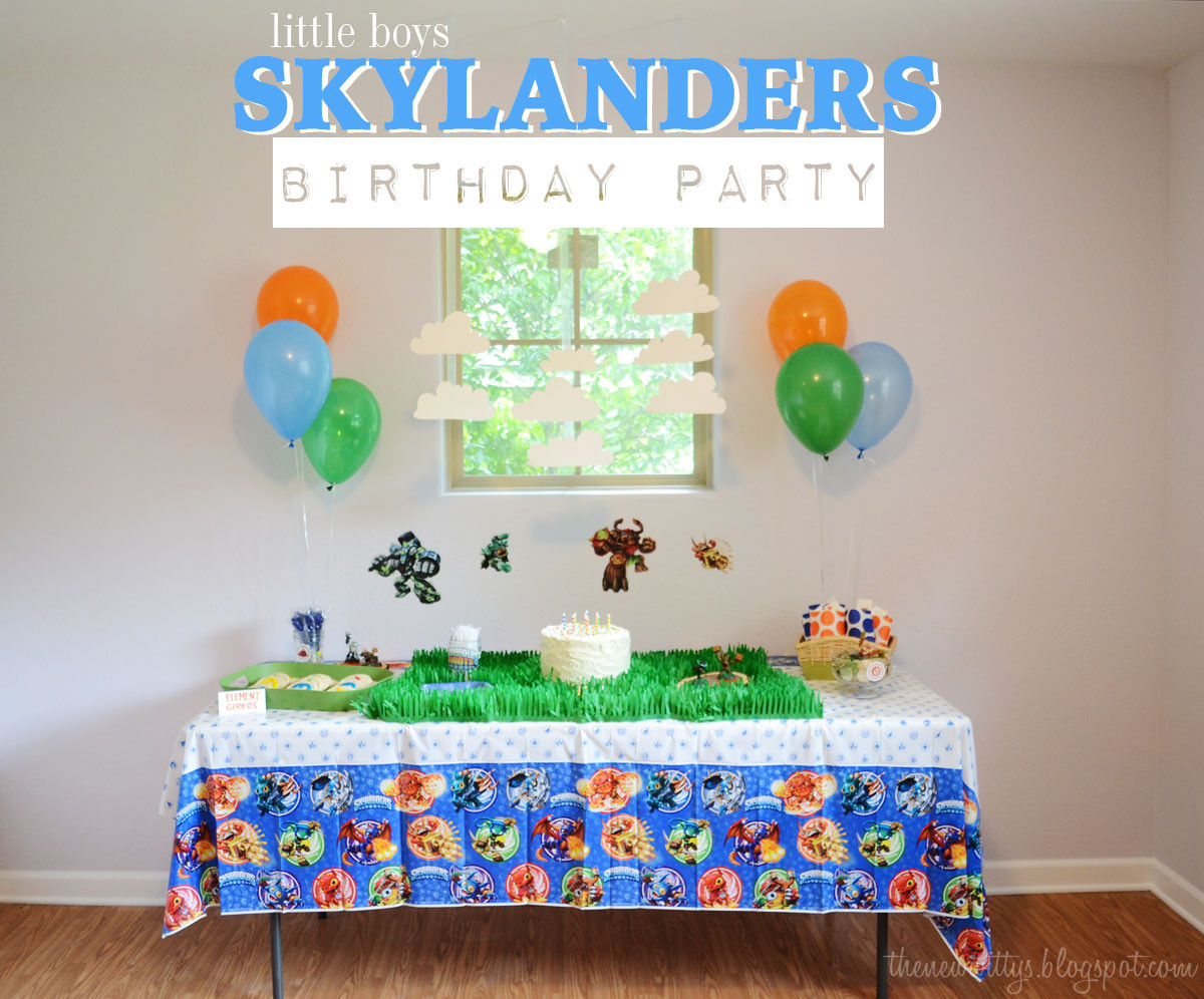 Skylanders Birthday Party
 The New Wittys a little boys "Skylanders" birthday party