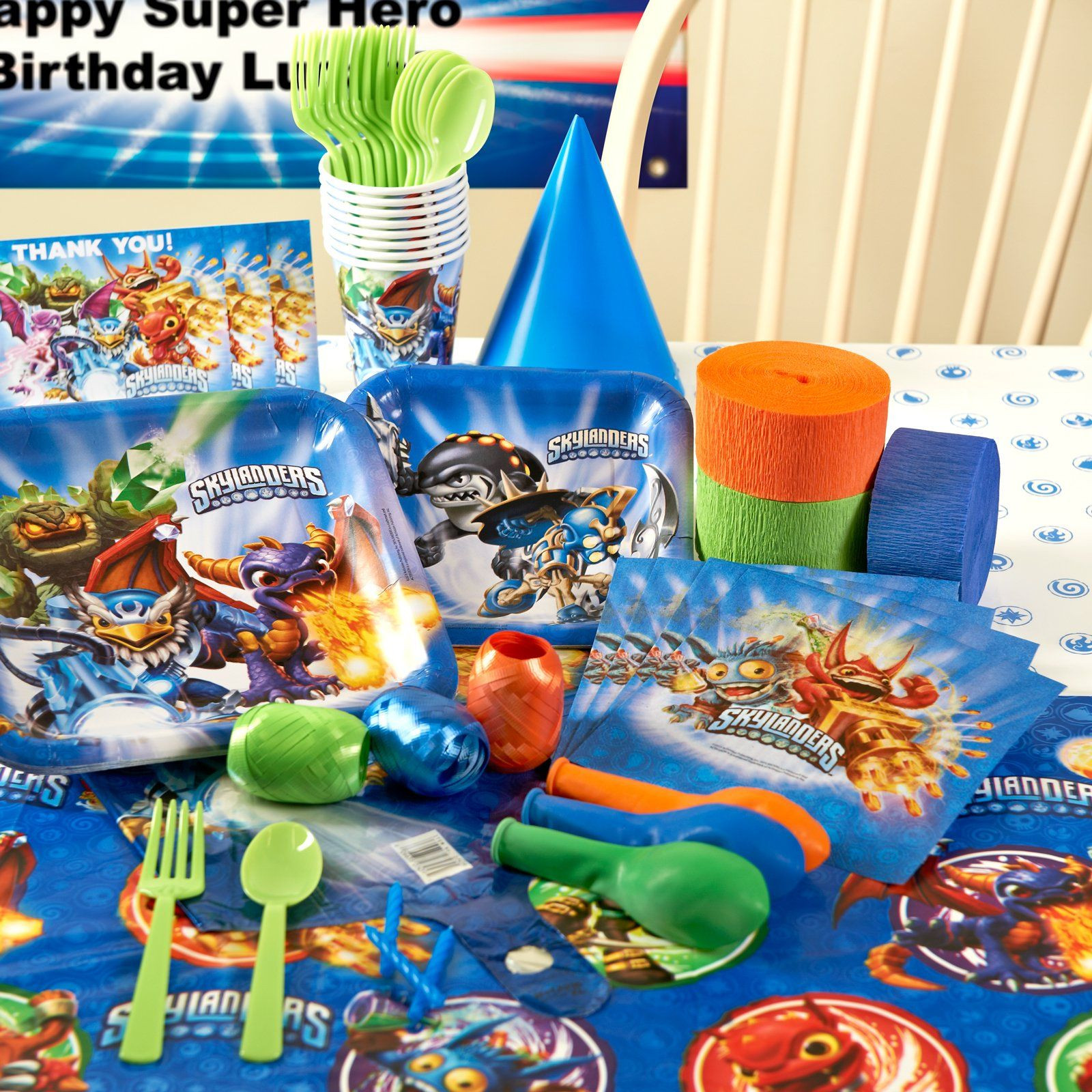 Skylanders Birthday Party
 Skylanders birthday party supplies collection