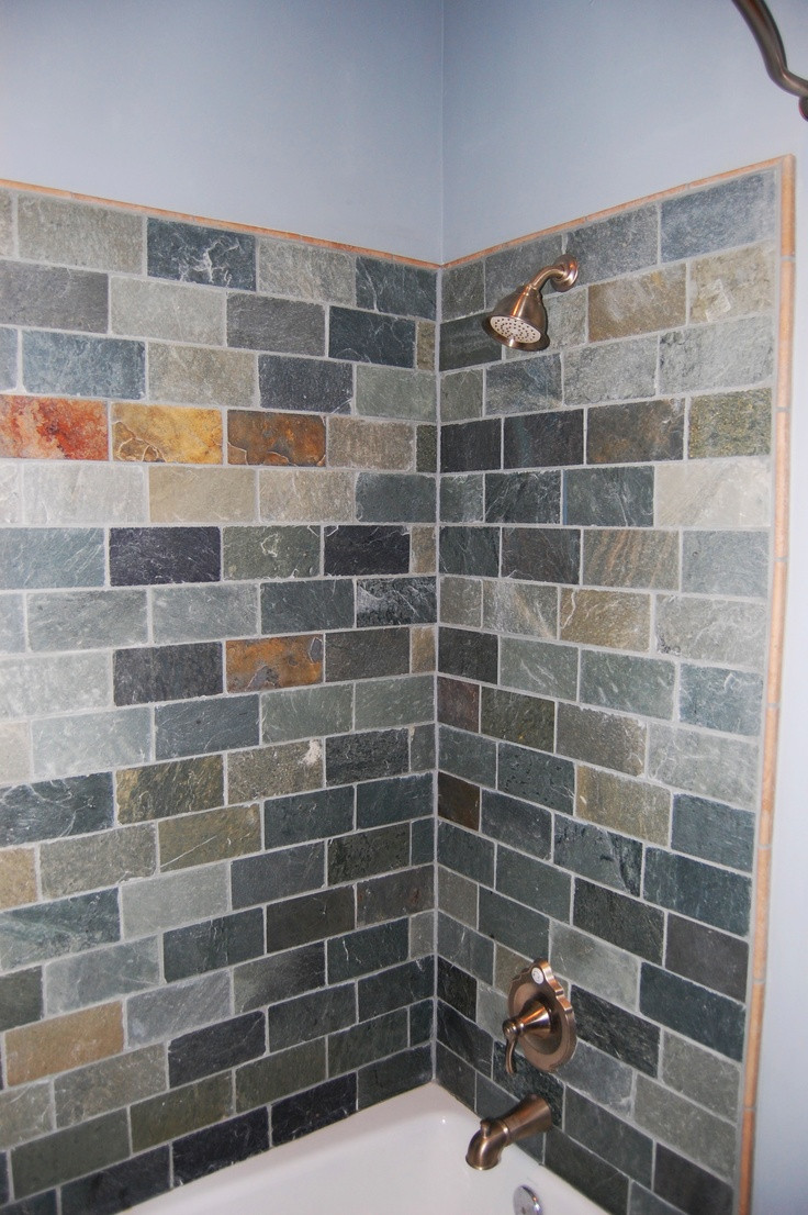 Slate Tile Bathroom
 Slate Tile Bathroom Bathroom slate ideas