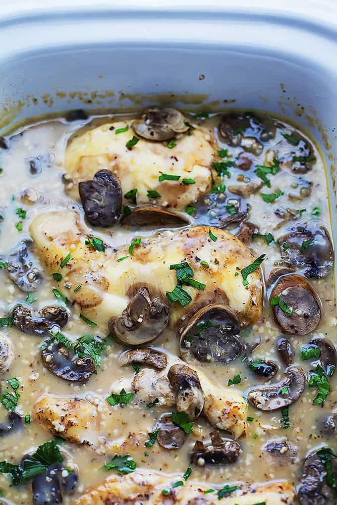 Slow Cooker Chicken Marsala Cream Mushroom Soup
 Slow Cooker Chicken Marsala