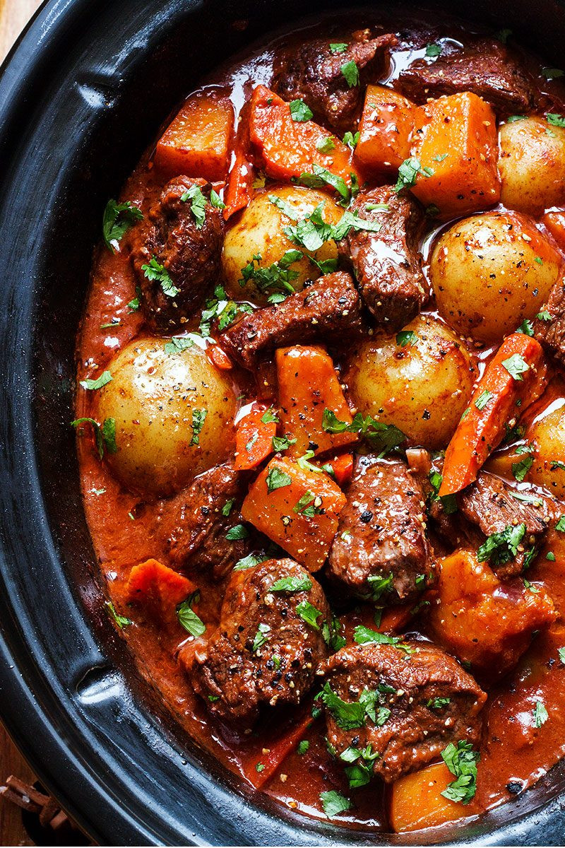 Slow Cooker Lamb Stew Recipes
 Slow Cooker Beef Stew Recipe with Butternut Carrot and