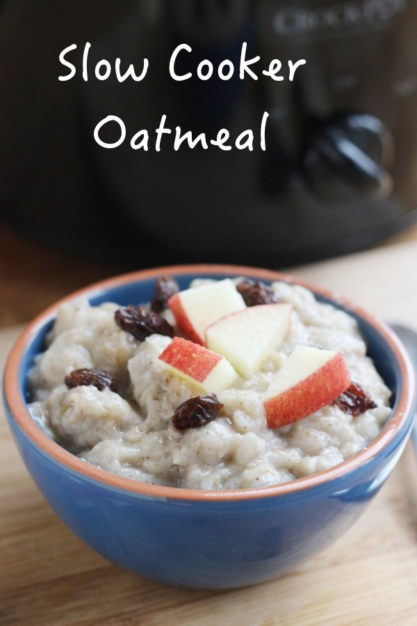 Slow Cooker Oatmeal Rolled Oats
 Crockpot Oatmeal with Old Fashioned Oats