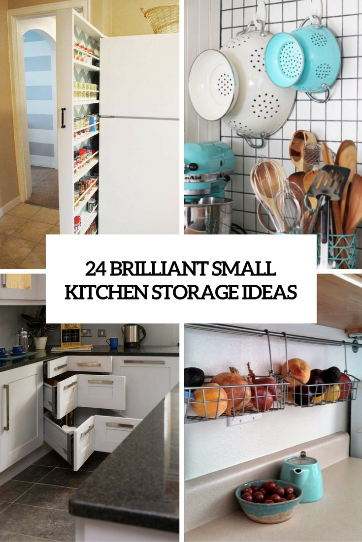 Small Apartment Kitchen Storage Ideas
 24 Creative Small Kitchen Storage Ideas Shelterness
