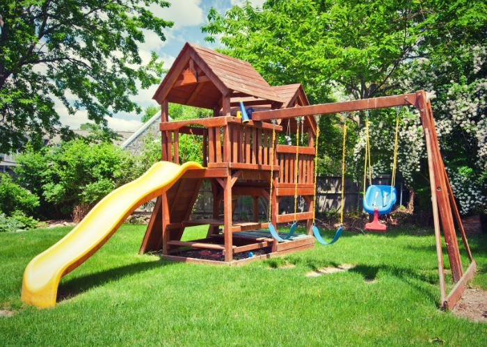 Small Backyard Playground Sets
 How To Waste $2 000 Your Kids With A Backyard Playset