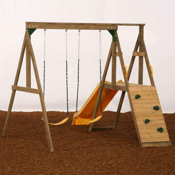 Small Backyard Playground Sets
 32 best Playsets for Small Yards images on Pinterest