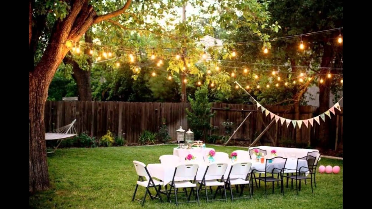 Small Backyard Weddings
 Backyard Wedding Ideas