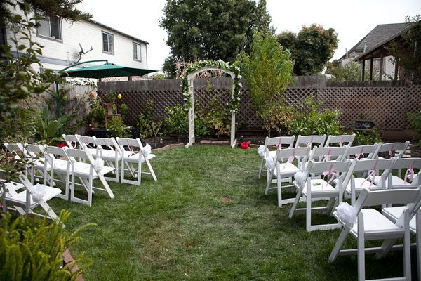 Small Backyard Weddings
 small backyard wedding Wedding Ideas