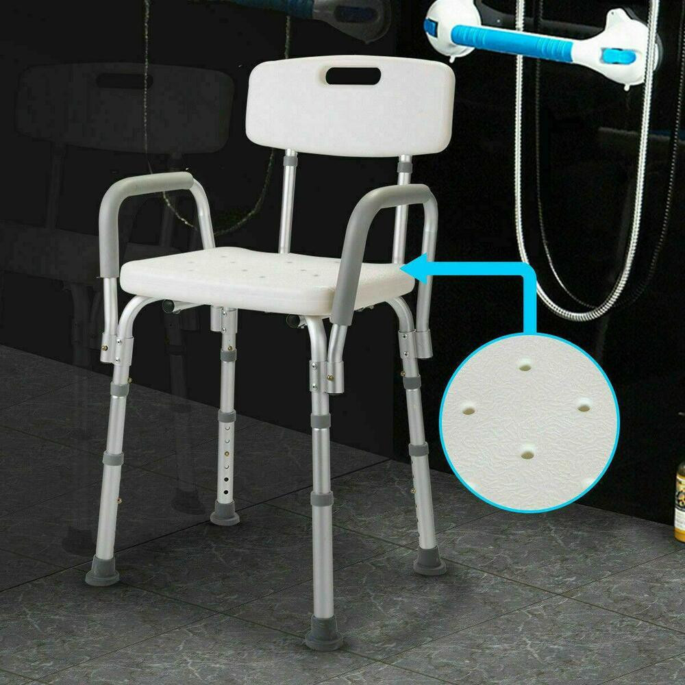 Small Bathroom Chair
 Adjustable Medical Shower Chair Bathtub Bench Bath Seat