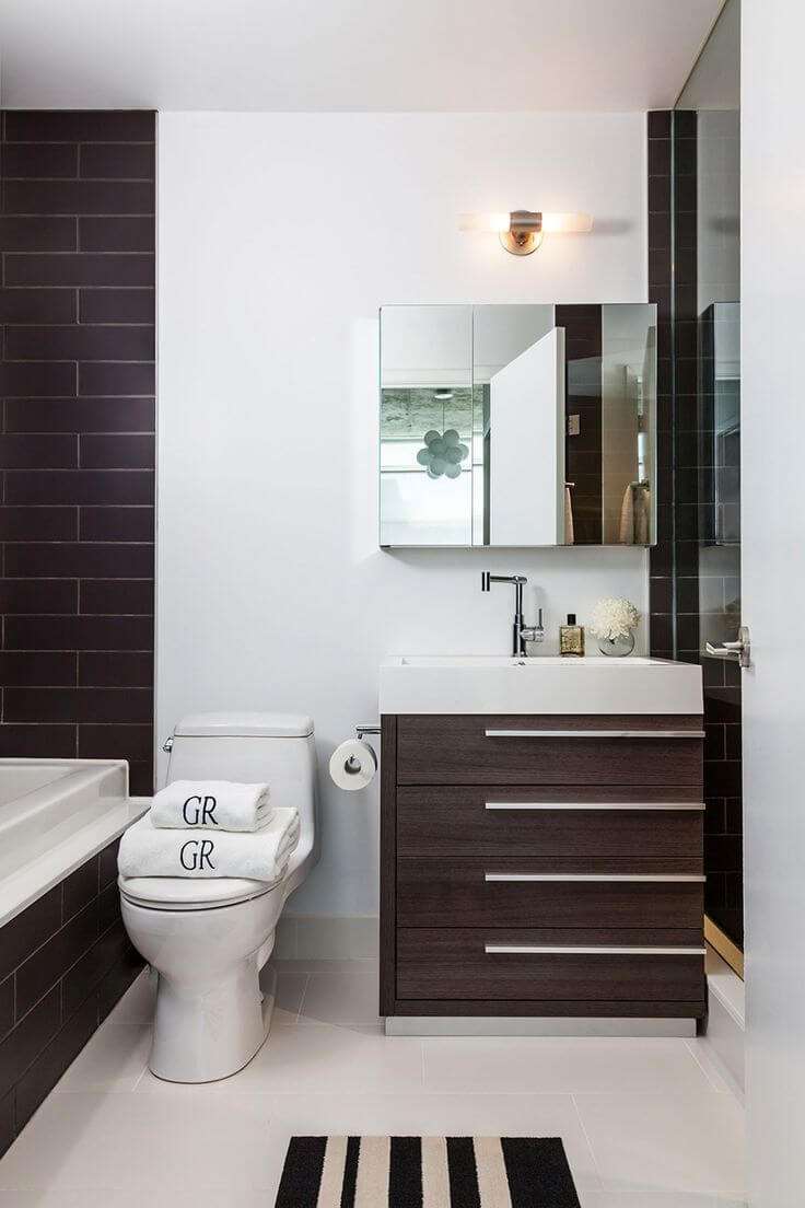 Small Bathroom Decorating Ideas
 15 Space Saving Tips for Modern Small Bathroom Interior
