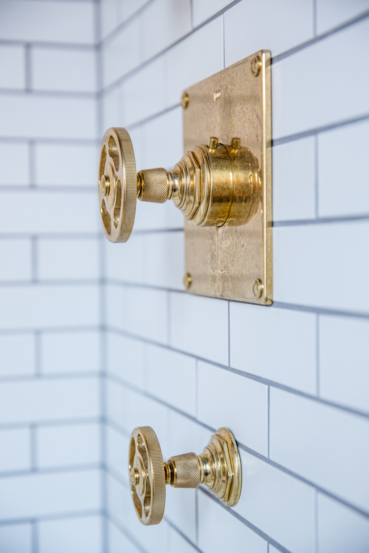 Small Bathroom Fixtures
 Small Bathroom Ideas in Black White & Brass