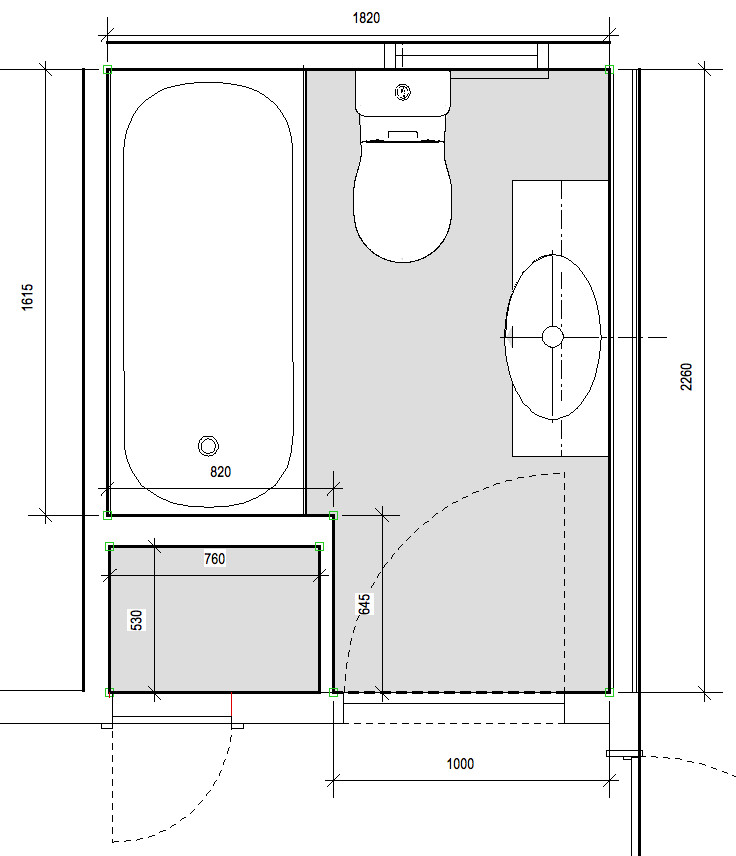 Small Bathroom Floor Plans
 natural modern interiors Small bathroom renovation Before