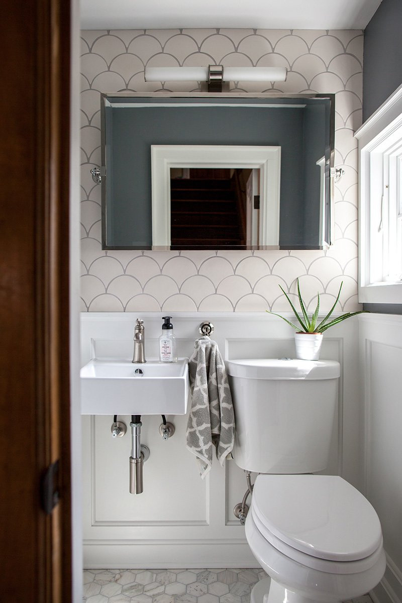 Small Bathroom Inspiration
 3 Small Bathroom Ideas Using Moroccan Fish Scales