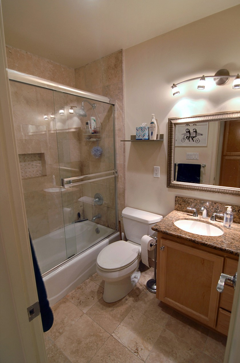 Small Bathroom Makeover
 Size Wise Small bathroom big makeover Los Angeles Times