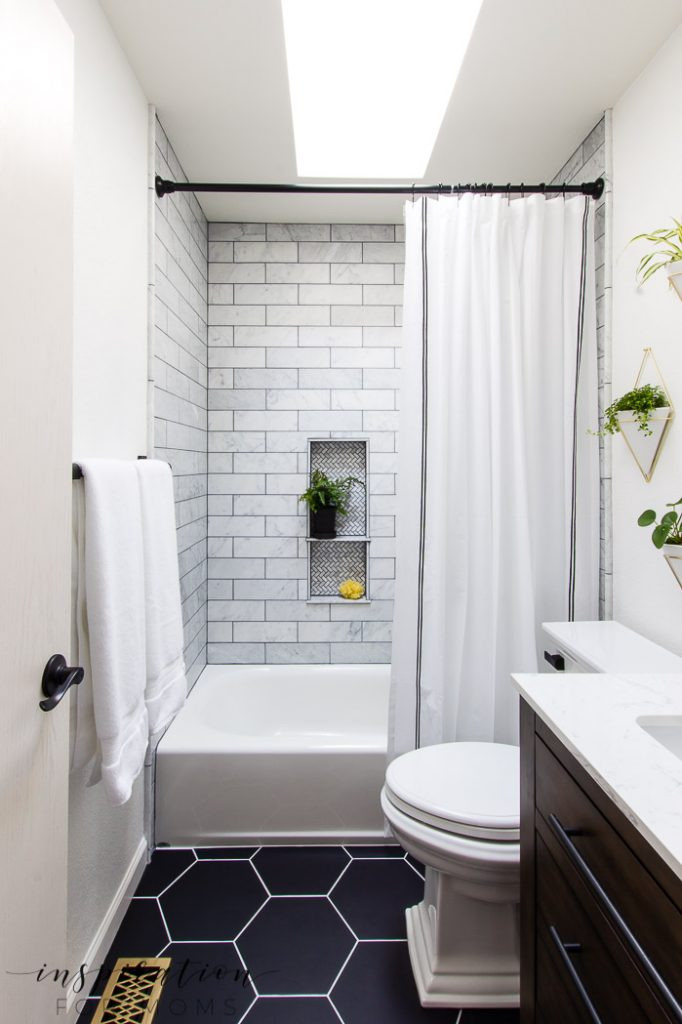 Small Bathroom Renovation
 My Modern Small Bathroom Makeover Sources Inspiration