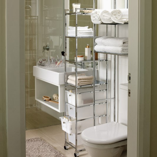 Small Bathroom Solutions
 Modern Furniture 2014 Clever Solutions for Small Bathrooms