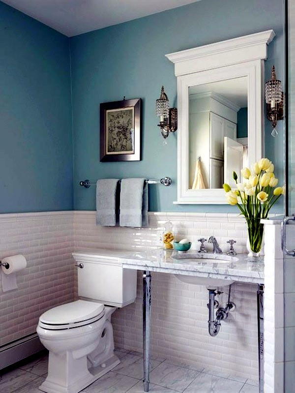Small Bathroom Wall Colors
 Bathroom wall color – fresh ideas for small spaces