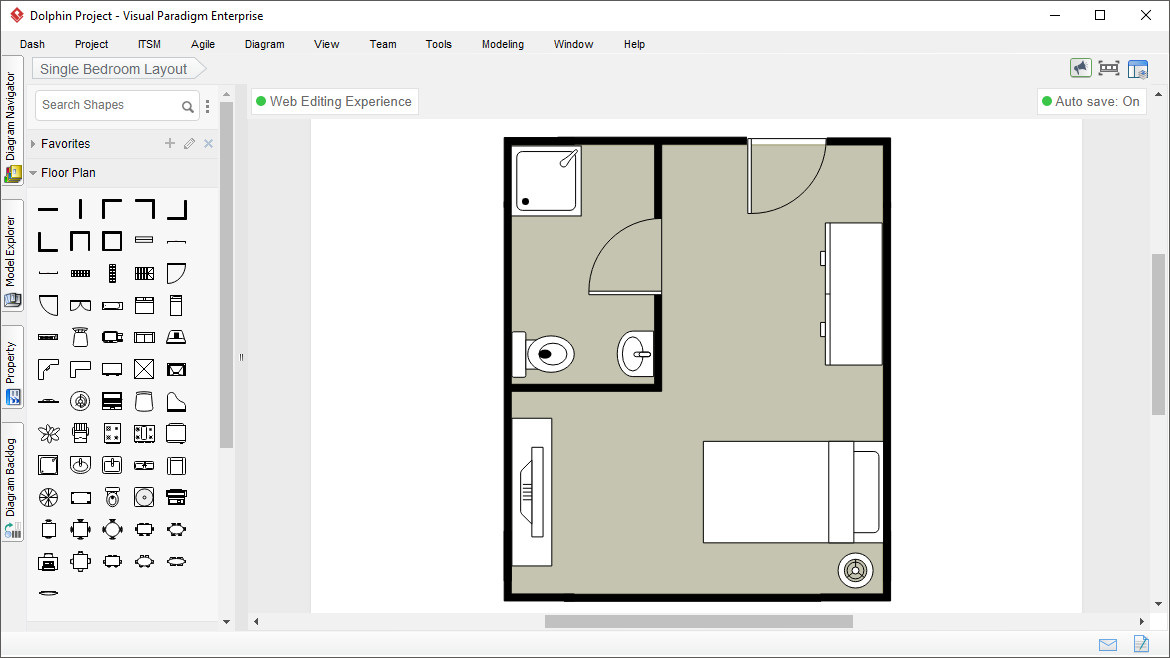 Small Bedroom Floor Plan
 Floor Plan Maker