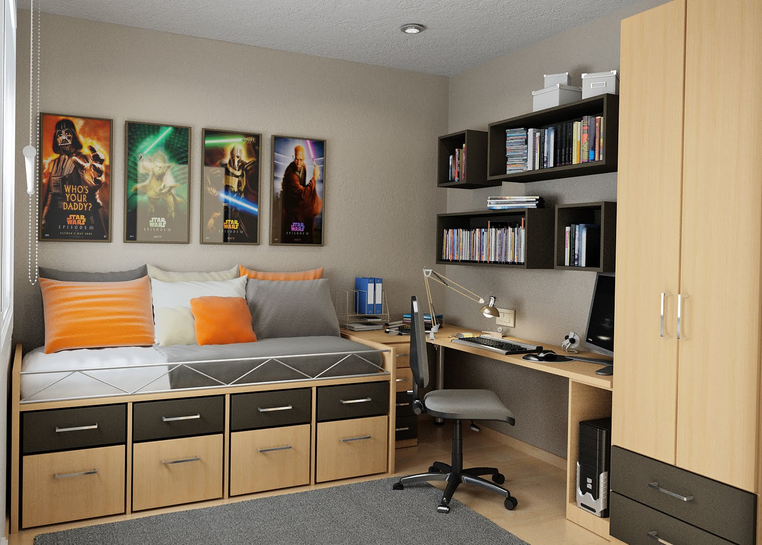 Small Bedroom Storage
 Small Bedroom Storage Solutions Designed to Save up Space