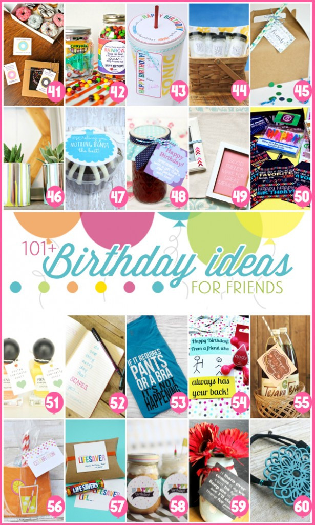 Small Birthday Gift Ideas
 101 easy birthday t ideas and FREE printables