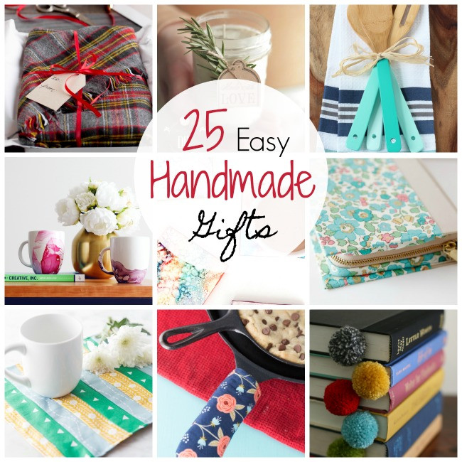 Small Birthday Gifts
 25 Quick and Easy Homemade Gift Ideas Crazy Little Projects