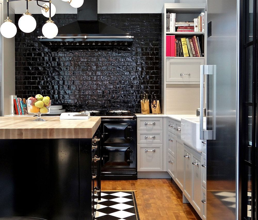 Small Black Kitchen Island
 Dark Delicacy How to Bring a Brilliant Black Island into