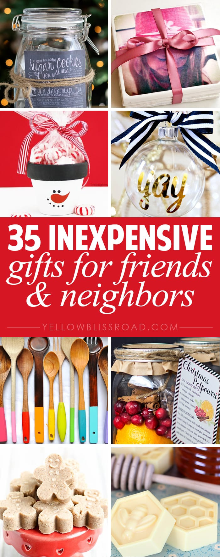 Small Christmas Gift Ideas For Friends
 35 Gift Ideas for Neighbors and Friends Yellow Bliss Road