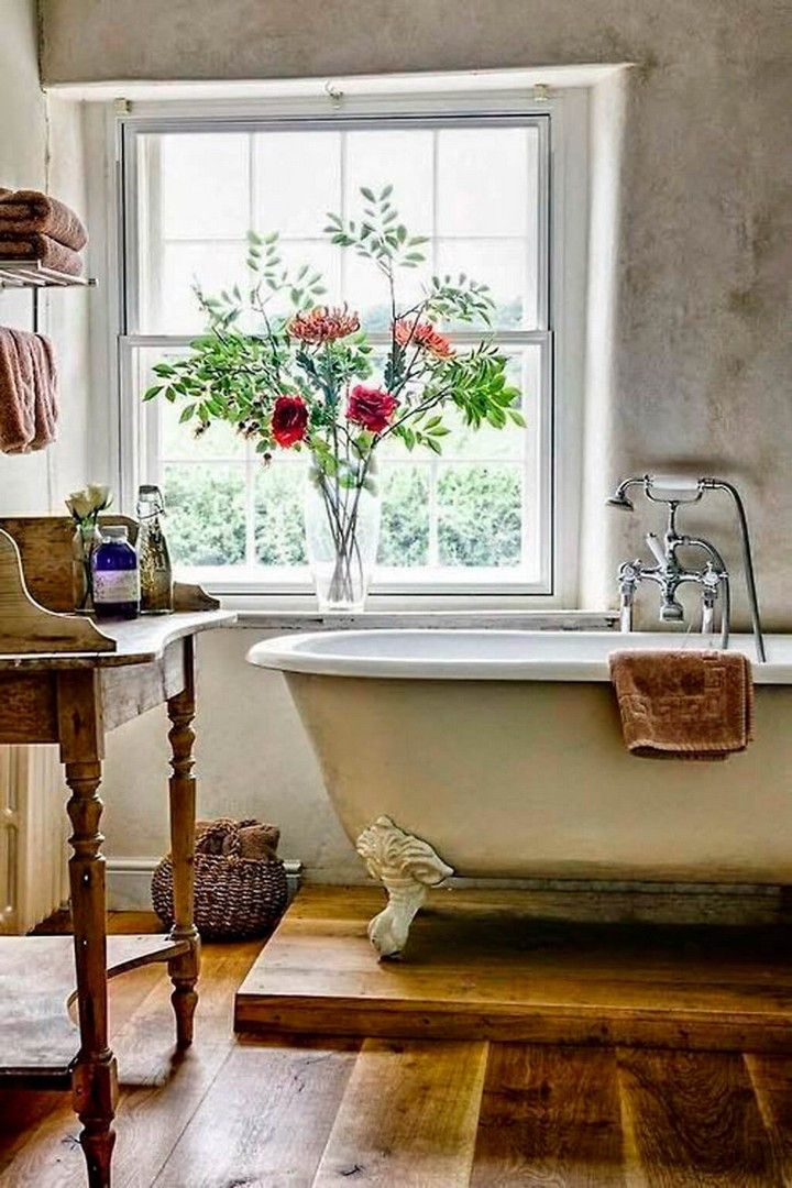 Small Farmhouse Bathroom
 32 Farmhouse Small Bathroom Remodel and Decorating Ideas