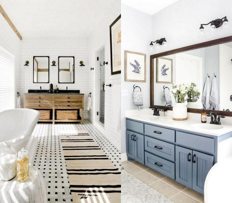 Small Farmhouse Bathroom
 Adorable Small Farmhouse Bathroom Decor & 50 Ideas