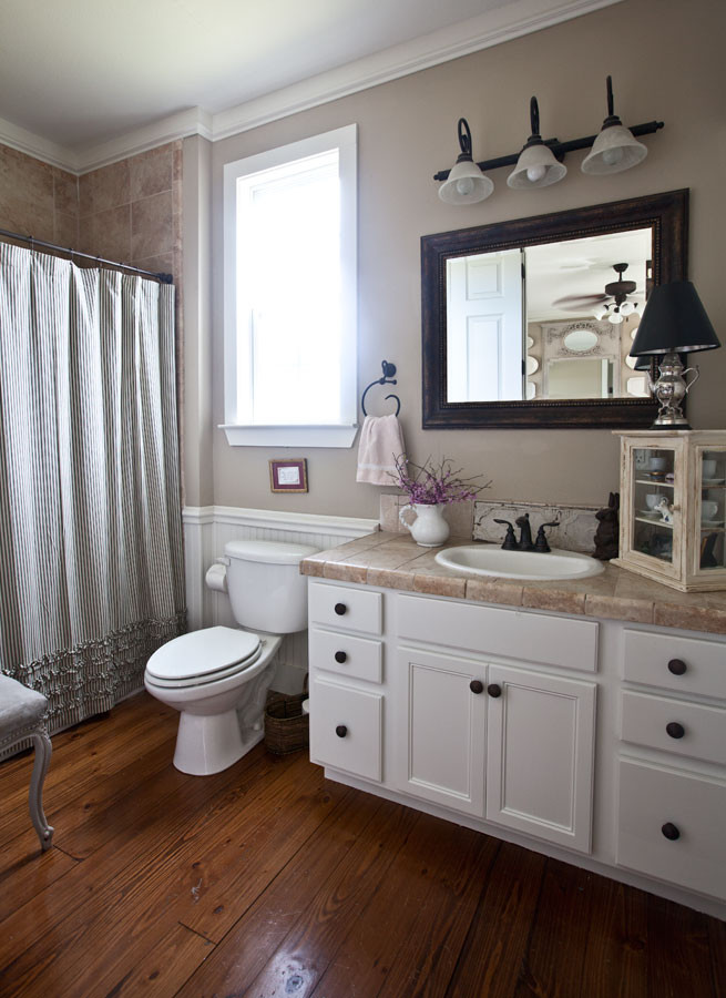 Small Farmhouse Bathroom
 Farmhouse Bathroom Reveal Cedar Hill Farmhouse