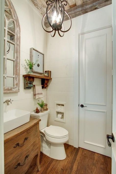 Small Farmhouse Bathroom
 13 Small Bathrooms with Big Impact The Honey b Home