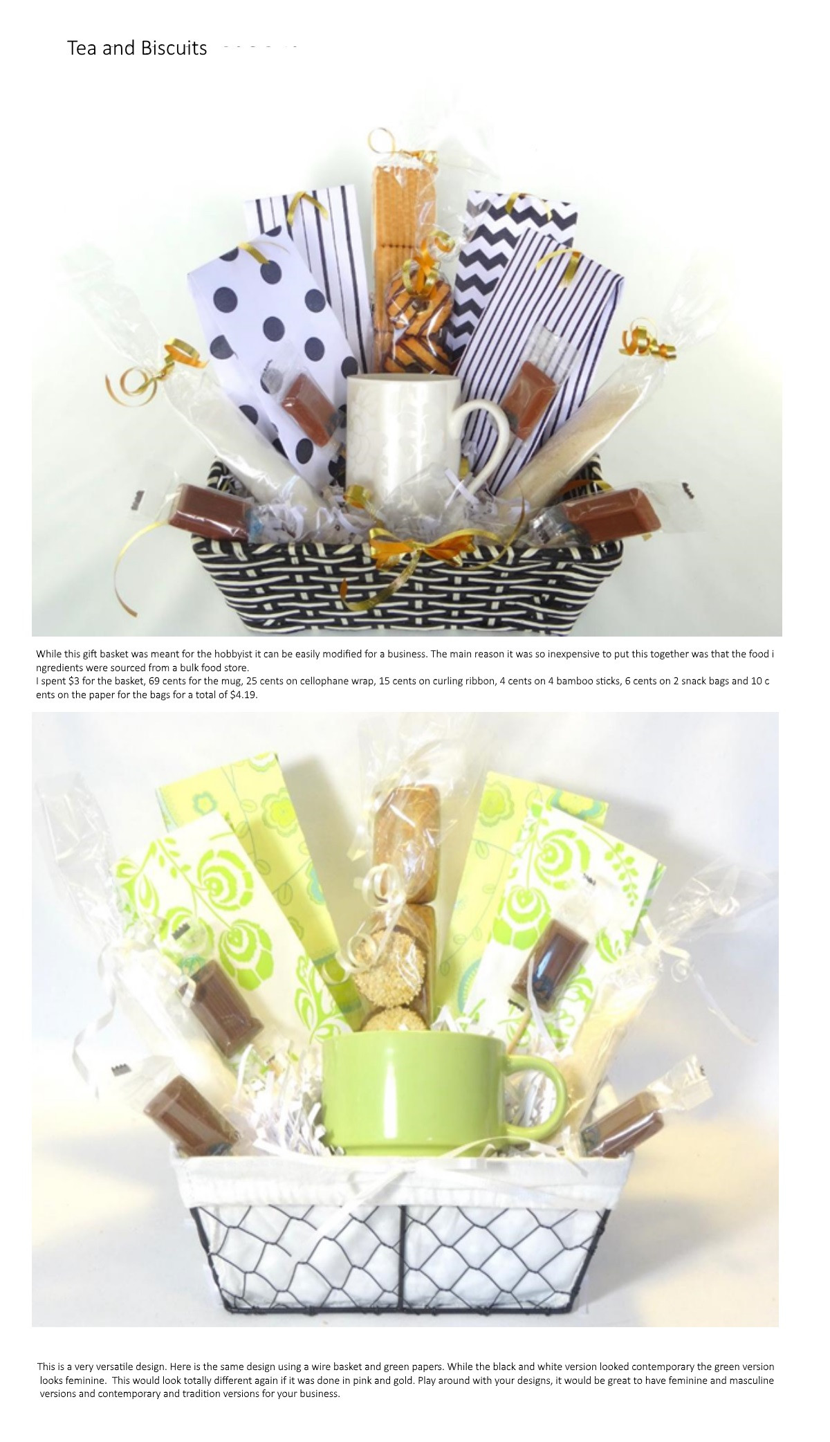 Small Gift Baskets Ideas
 Make Inexpensive Gift Baskets that Look Expensive