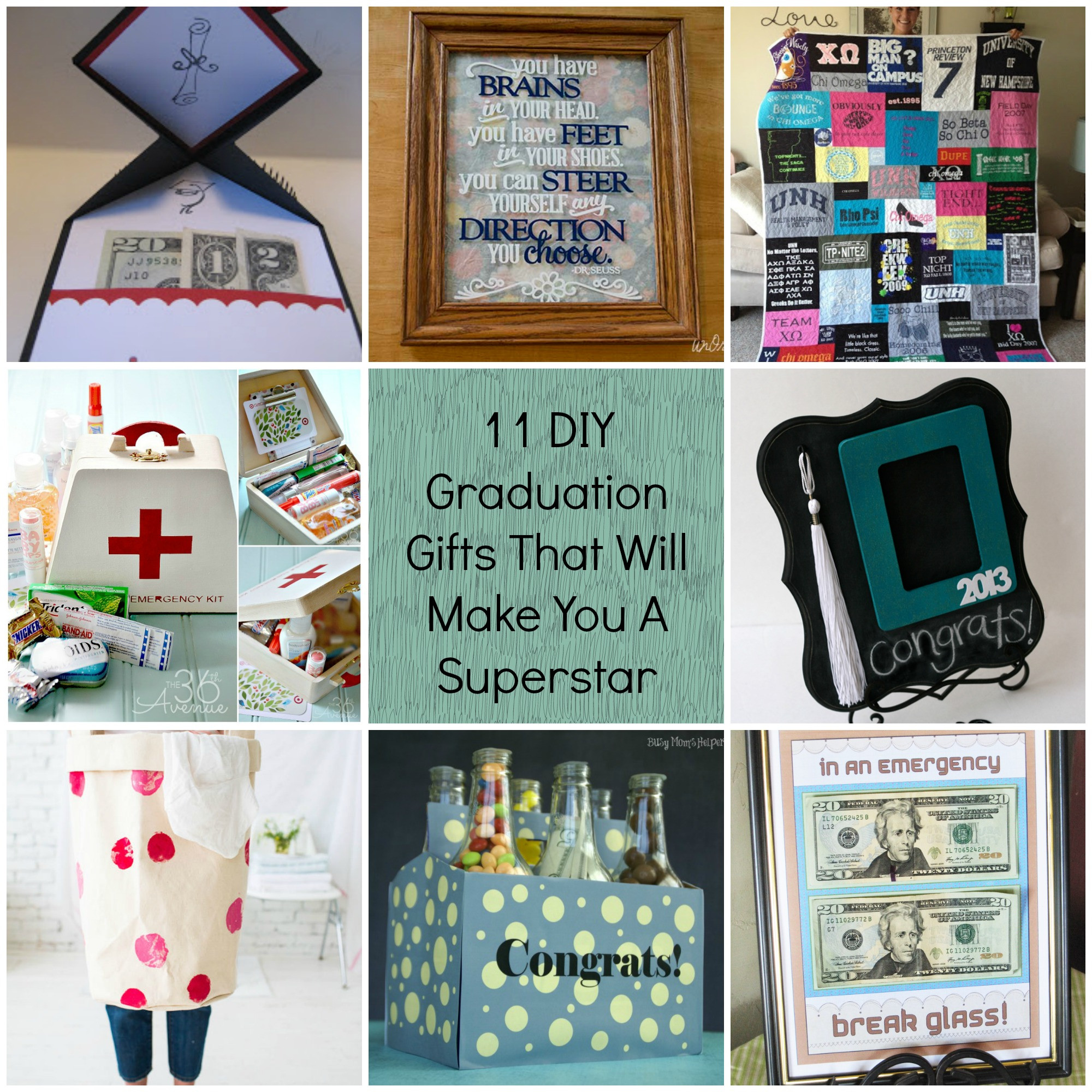 Small Graduation Gift Ideas
 11 DIY Graduation Gifts That Will Make You A Superstar