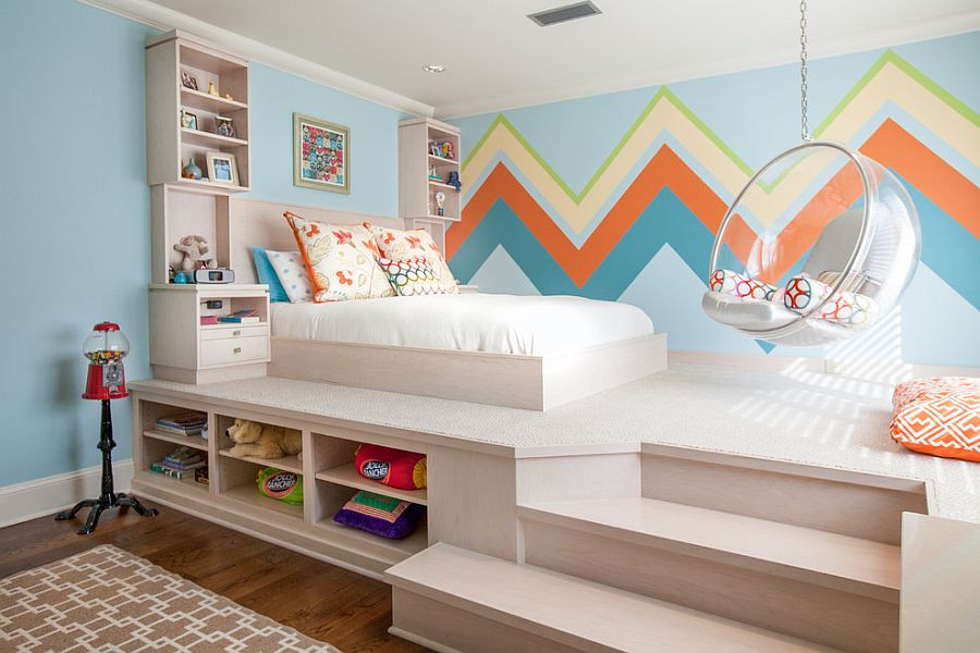 Small Kids Bedroom
 21 Creative Accent Wall Ideas for Trendy Kids’ Bedrooms