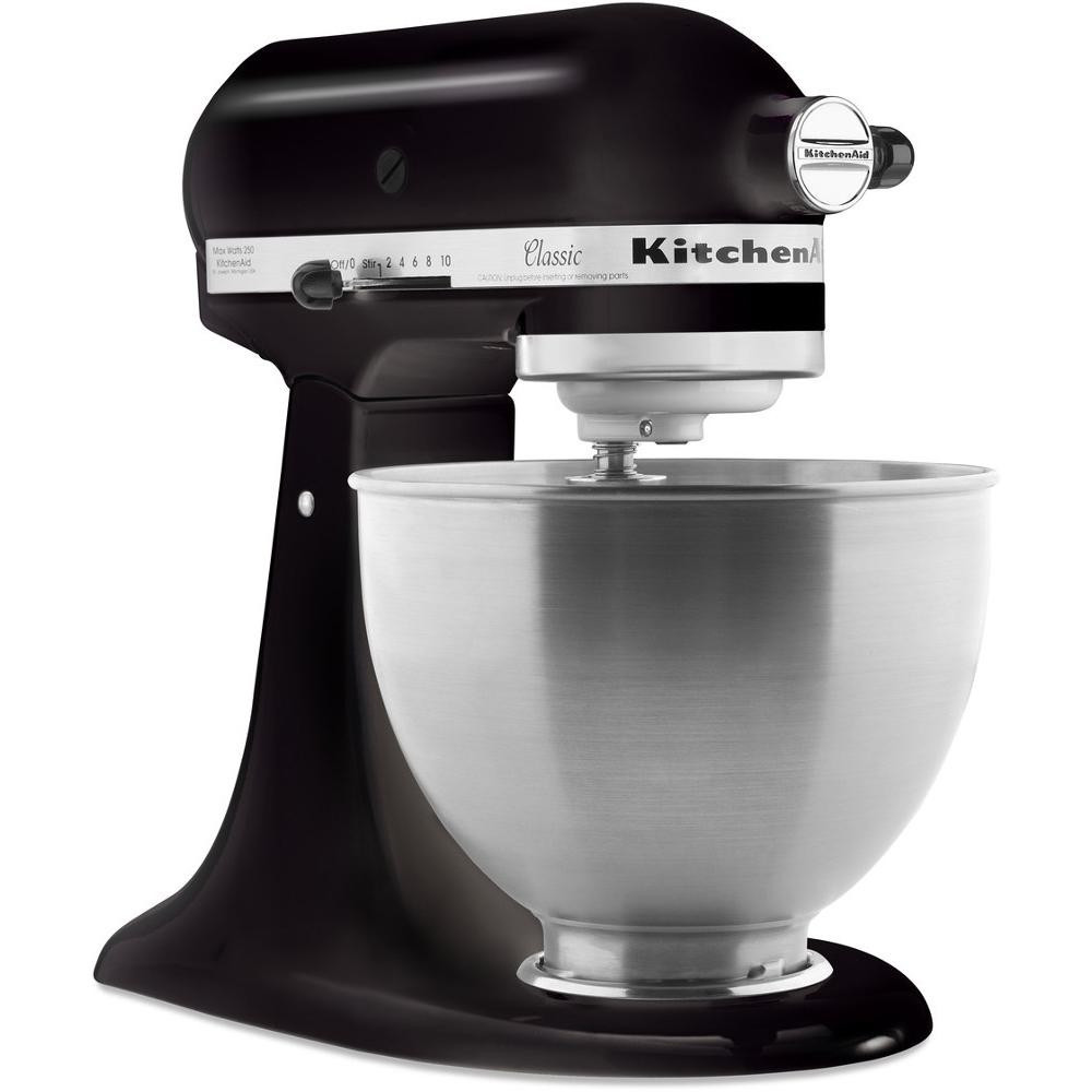 Small Kitchen Aid Mixer
 Kitchenaid 5K45SSBOB Mixer Black 4 3L Classic Stand Mixer