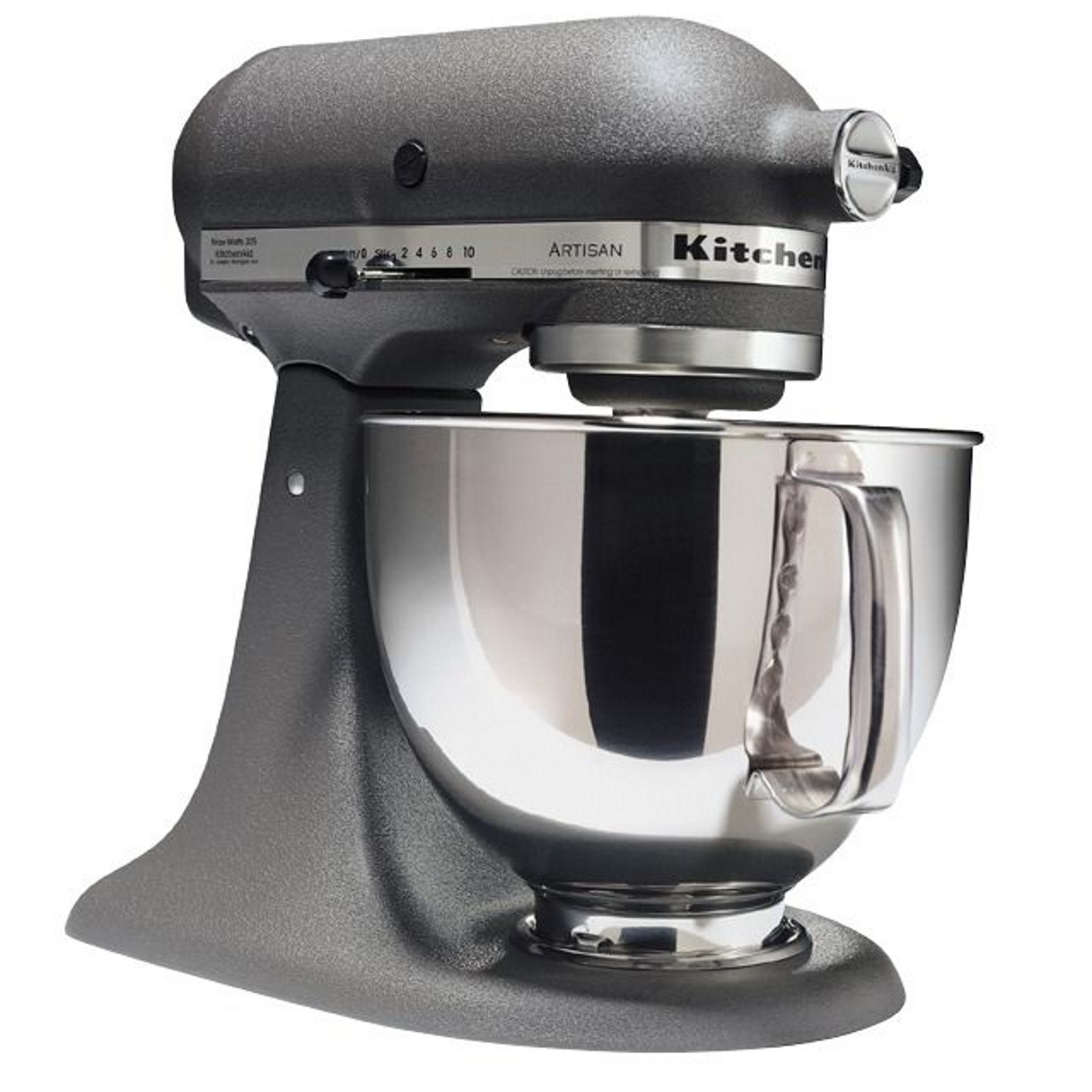 Small Kitchen Aid Mixer
 KitchenAid KSM150PSGR Artisan Series Imperial Gray 5