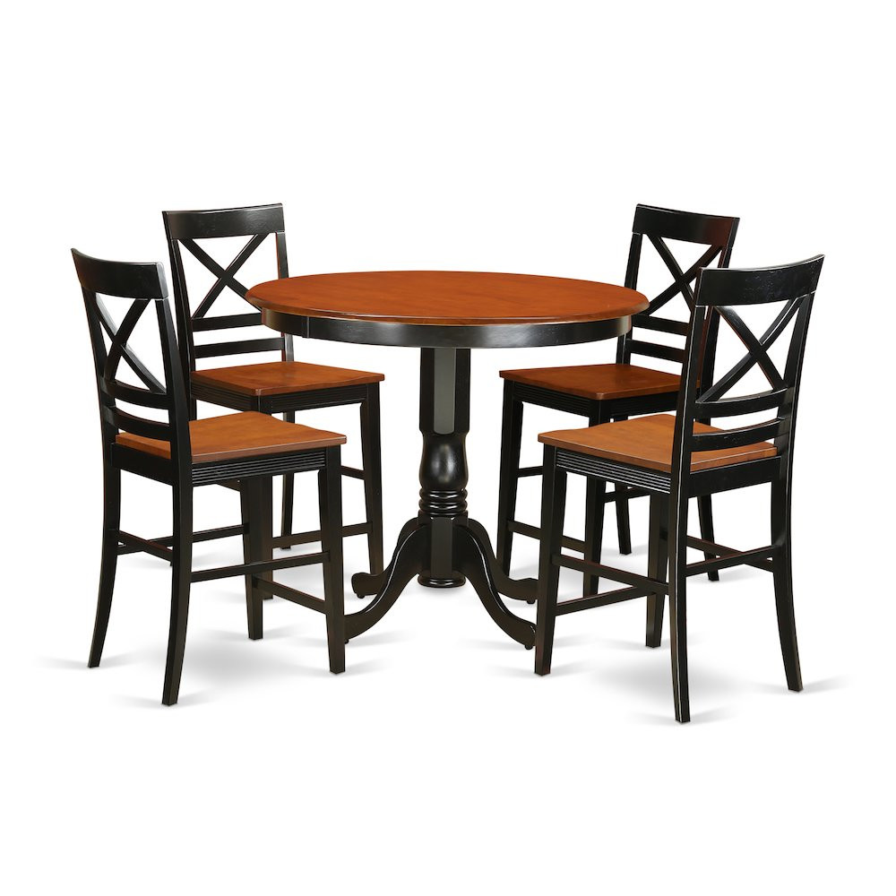 Small Kitchen Bar Table
 5 PC counter height Dining set Small Kitchen Table and 4