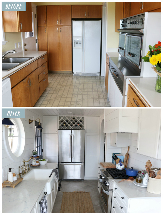 Small Kitchen Before And After
 Small Kitchen Remodel Reveal The Inspired Room